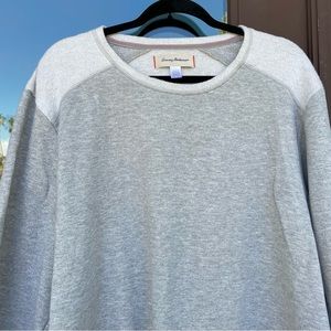 Tommy Bahama 2-Toned Light Gray Sweater L
